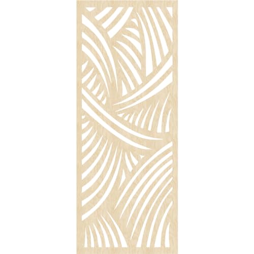 Image of Chester Decorative Pierced Fretwork Wood Wall Panels, 31 3 /8 inchW x 79 3 /8 inchH x 3 /8 inchT, Birch