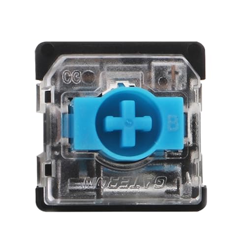 Interrupteur low profile GATERON KS-33 bleu pré-lubrifié pour une frappe réactive
