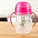 Dr. Brown's Milestones Soft Spout Sippy Cup with Handles, BPA-Free, Pink Bunny Hero