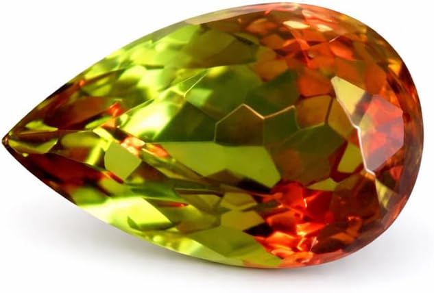 10Ct Natural Gemstone Certified Color Changing Alexandrite Loose Pear Cut Stone Unheated & Untreated Alexandrite Faceted Stone Ring Size