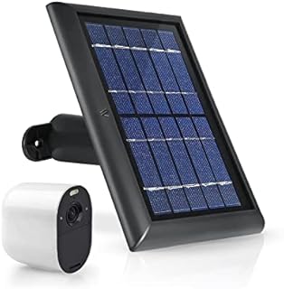 [Updated Version] Wasserstein Solar Panel with 13.1ft/4m Cable Compatible with Arlo Essential Spotlight/XL Spotlight Camera (1-Pack, Black) (NOT Compatible with Arlo Ultra, Pro 1/2/3, HD, Floodlight)