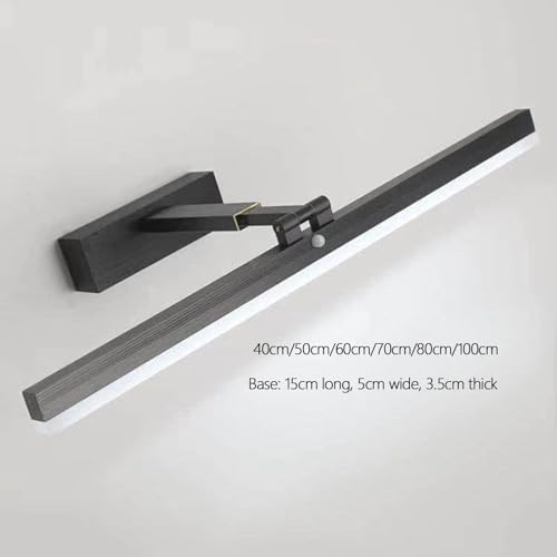 Lámpara de pared LED minimalista de 40cm con diseño rectangular dorado 6