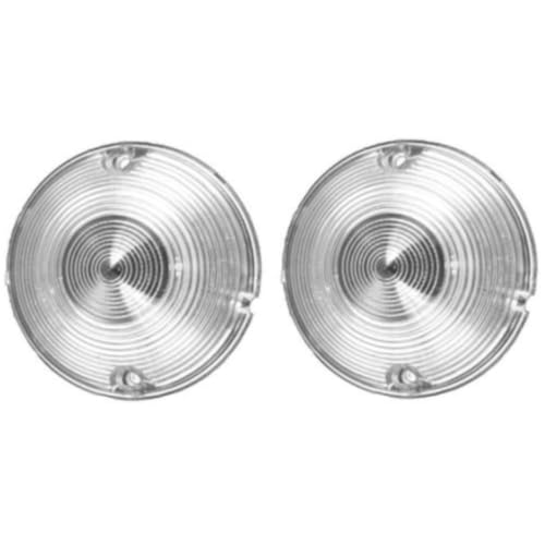 EFCUCLP for Chevy for Truck 1955-1957 Truck Clear Park Light Lamp/Turn Signal Lenses 901-78643