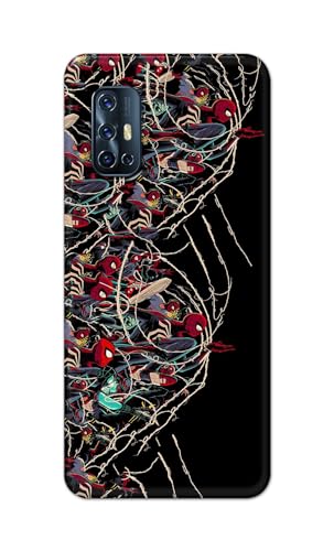 Image of PRINTFIDAA Printed Hard Back Cover Case for Vivo V17 Back Cover (Famous Cartoon Character) -112
