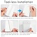 2 Pack White Remote Control Holder, Self adhesive Wall Mount Storage Box for TV and Air Conditioner Remote Controls, Pen Holder Organizers and Accessories for Home Office School