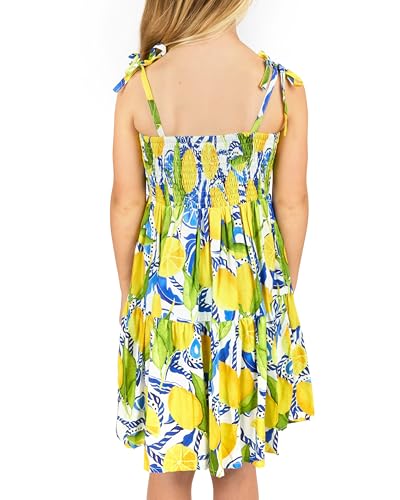 Girls Resort Dress - Printed Rayon Mini Dress2