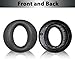 Adhiper PS5 Replacement Ear Pads Cushions for Sony PlayStation 5 Pulse 3D PS5 Wireless Headset, Ear Pads for Sony PS5 and Pulse 3D with Noise Isolation Memory Foam & Soft Mesh Fabric(Black)