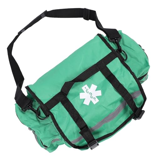 Sac d'intervention d'urgence vert anti-déchirure avec sangle réglable