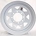 16" White Spoke Trailer Wheel 8 Lug (8x6.5) Bolt Circle