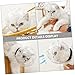 POPETPOP Pet Space Hood -Chewing Cat Hood Helmet for Dogs After Surgery Hood for Cats After Surgery Helmet for Cat Breathable Cat Hood Adjustable Kitten Helmet Helmet