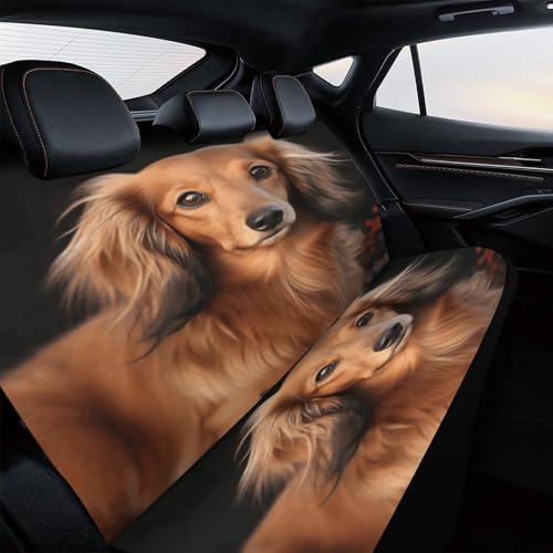 Funda para asiento trasero de coche universal, protector de pelo largo para SUV 4