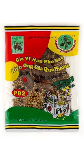 OldMan Que Huong Pho Spice Seasoning Mix – GIa Vi Nau Pho Bac – 1.5 oz (43g) Vietnamese Soup...