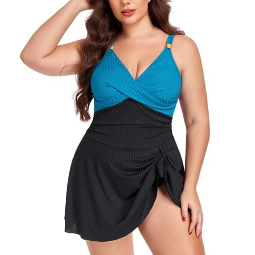 Maillot de bain femme 1 pièce grande taille amincissant et couvrant