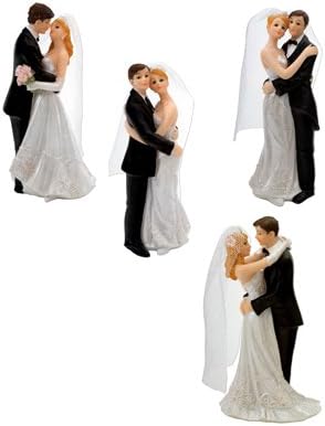 Bride and Groom Wedding Cake Topper (1pc)