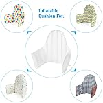 Inflatable Cushion Insert for IKEA Antilop High Chair, Cushion Insert Only, White, 28" L x 14"(Inflated)