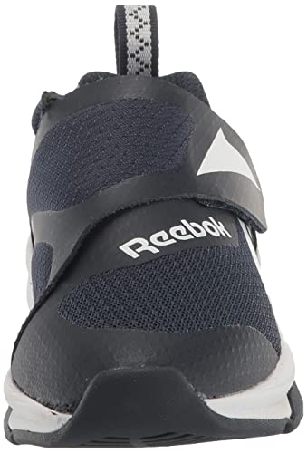 Reebok Unisex Child Equal Fit Adaptive Running Shoe, Vector Navy/White, 10.5 Little Kid Us #TOP1