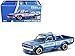 Diecast Collectibles Model Car Compatible with Pop Race 1:64 Pandem Datsun 620 Pickup Truck #66 Blue Metallic with White Stripes and Graphics Limited Edition PR640217