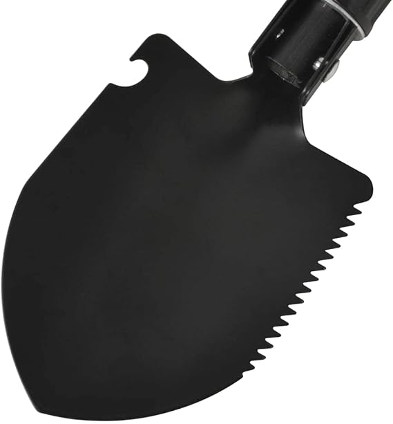 Busstier Foldable Portable Paddle Digging Set, Black Compass Paddle Set