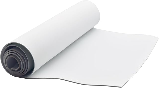 EVA Foam Roll | High Density 85kg/m3 | 2mm Thick | 48"x14" | Ideal for Cosplay, Crafts, DIY Projects White 1pcs