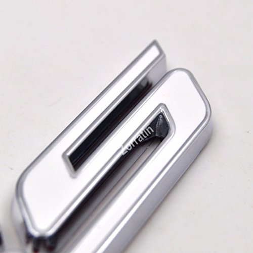 Zorratin 2016+ 5" Chrome Trim Ss Emblem Badge Plate Decal Self Adhesive For Chevy Impala Cobalt Camaro Holden 2016 2017 2018 2019 2020 2021 2022 Grille Trunk Lid Fender Side Dash Splash Guard #TOP3