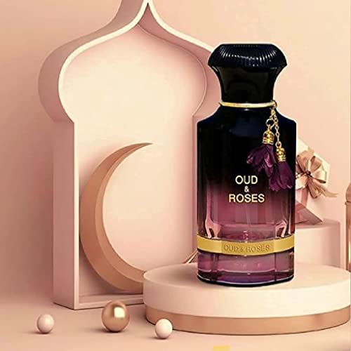 Ahmed Oud & Roses 60Ml Unisex Oriental Perfume For Men And Women A Woody Floral Oriental Fragrance With Oudh (Frankincense) And Rose Accords #TOP6