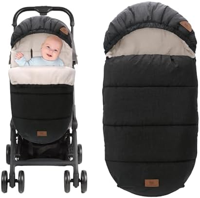 Miracle Baby Bunting Bag for Stroller, Warm Fleece Footmuff with Zippers, Convertible Infant Toddler Sleeping Bag Blanket for Boys Girls