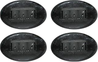 Recon 264132BK LED Fender Lights 1999-2008 Ford Super Duty (4-Piece Set) - Smoked Lens with Black Trim
