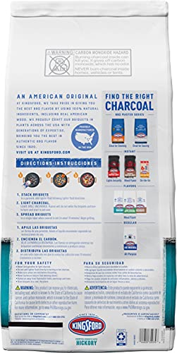 Kingsford Original Charcoal Briquettes With Hickory, Bbq Charcoal For Grilling - 16 Pounds #TOP1