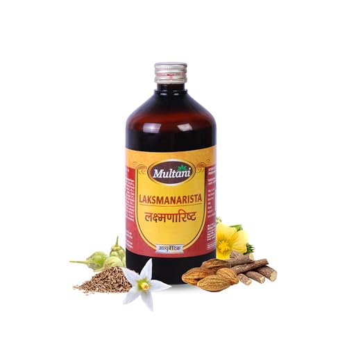 Image of Multani Laksmanarista for Female Disorders | Useful in Gynaecological Disorders with Solanum Indicum, Guda, Dhataki & 15 Natural Ayurvedic Herbs | Liquid Ayurvedic Medicine | 450 ml