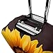 CSGJMYGS Travel Luggage Cover Elastic Washable Suitcase Cover Fashion Scratch-Resistant Baggage Covers Beautiful Sunflower Suitcase Protector Fit 18-32 Inch Luggage