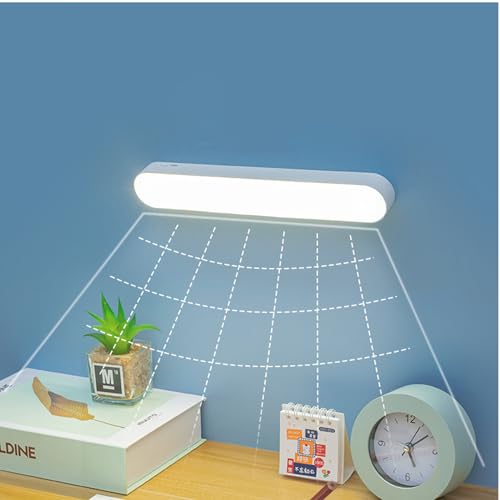 Image of Desk Lamp,Learning Lamp Bunk Bed Lights, 3 Lighting Modes Rechargeable Adjustable Brightness, 20 Led Wall Mounted Reading Lights for Learning Read, Office Lighting, Home, Outdoors (White)