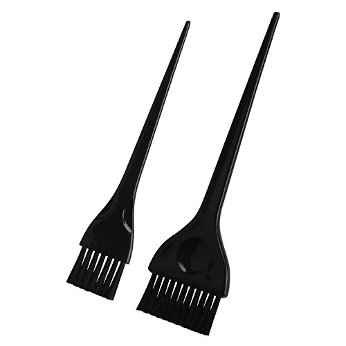 Highlighting Paddle with 2 Hair Dye Tint Brush,Segbeauty Black Hair Colour Board for Balayage Highlights, Professional Tinting Brush Hair Styling Set for Hairdresser