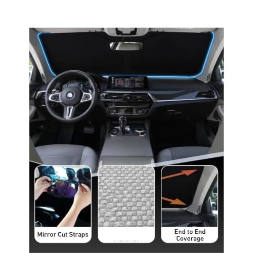 Protection UV pare-brise avant pour RAV4 2019-2026 LE XLE Limited