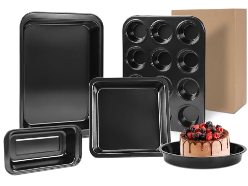Conjunto de Assadeiras 5 Peças, Assadeira, Assadeira Antiaderente...