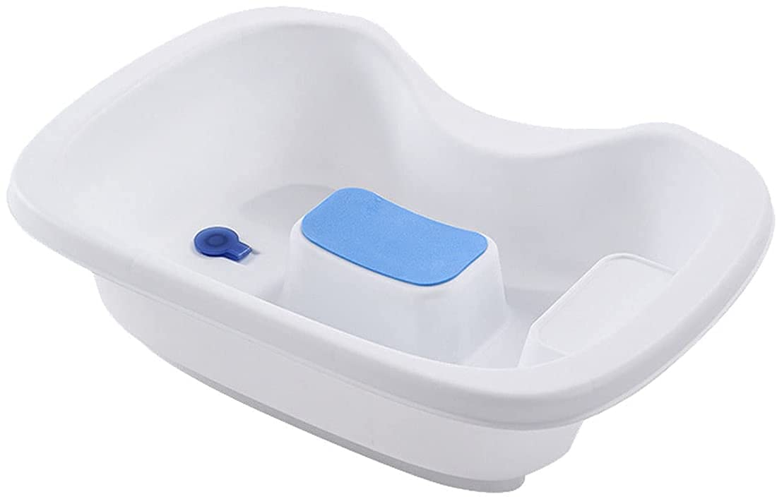 Plateau de lavage de cheveux de lit ergonomique anti-débordement pour aide à domicile