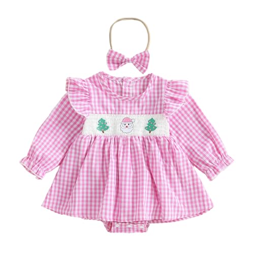 Image of Mieeyali Girls Valentines Day Outfit Heart Xoxo Smocked Bubble Romper My First Valentines Day Baby Girl Outfit