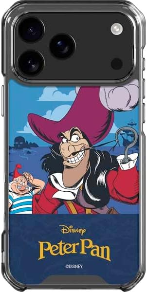 Skinit Clear Phone Case Compatible with iPhone 17 Pro Max - Officially Licensed Disney Peter Pan Wendy and The Boys to Neverland Design