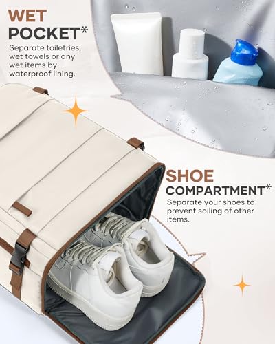 Image of coofay Extra Large Travel Backpack Carry on Flight Approved Mochila De Viaje Personal Item Backpack for Airlines Frontier Airlines Personal Item Bag Backpack for Travel Backpacks for Men Women