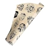 Trick Or Treat Studios Chamber Of Horros Vintage Monster Masks Wrapping Paper | 30 x 96 Inches