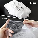 Zoom IMG-2 suaflny halloween ragnatela decorazioni 300g Zoom IMG-2 suaflny halloween ragnatela decorazioni 300g