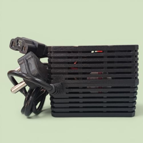 Image of Waterproof Lithium Battery Scooter Charger 48V 6 Ampere for All 48V Lithium Battery. GRAPHENO | Longest 2+1 Meter Wire | Fast Charging | Heavy Duty | ABS Body | Durable | Cutoff Voltage 54.2 V.