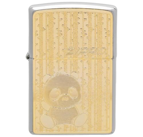 Encendedor Zippo Regular Panda Metal Plate