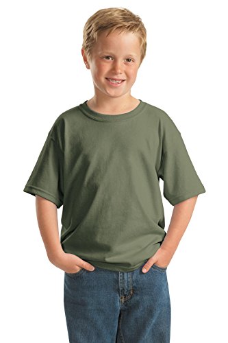 Gildan G500B Heavy Cotton Youth 5.3 oz. T-Shirt - MILITARY GREEN - XL3