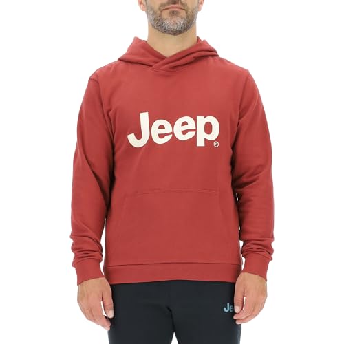 Sweatshirt homme Jeep hoodie grand imprimé J23w idéal pour vos sorties outdoor