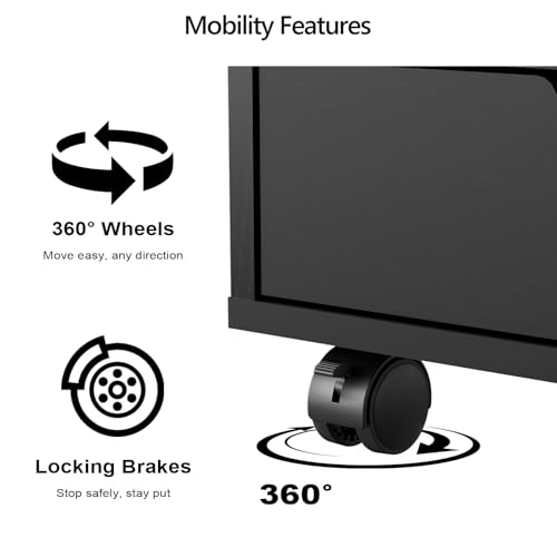 Caisson de bureau pour chambre et espace de télétravail mobile