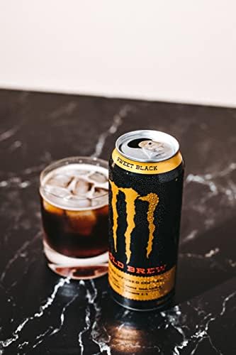 Monster Energy Java Nitro Cold Brew Sweet Black, Coffee + Energy Drink, 13.5 Ounce Liquid (pack of 12)