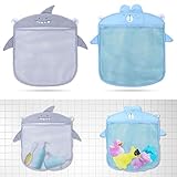 BIAO TX Badespielzeug Aufbewahrung, 2 Stück Badewannenspielzeug Aufbewahrung, Badewannennetz für Spielzeug, Spielzeugnetz Badewanne Baby, Bad Spielzeuge Organizer