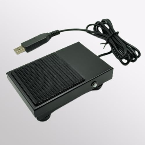Pedalera USB para evitar dolor de manos con pedal emulador de teclado programable metálico 4