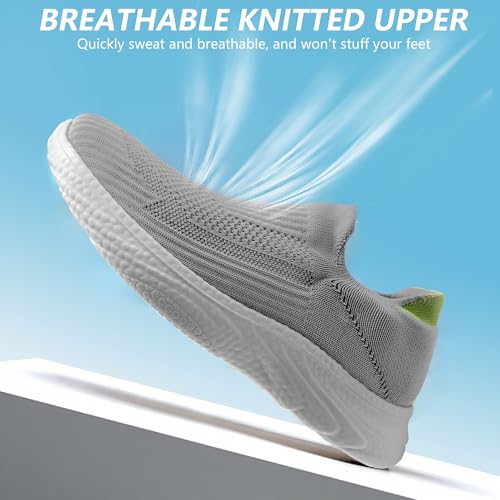 Womens Tennis Shoes Casual Fashion Sneakers Breathable Slip-On Walking Footwear for Workout Gym Sports4