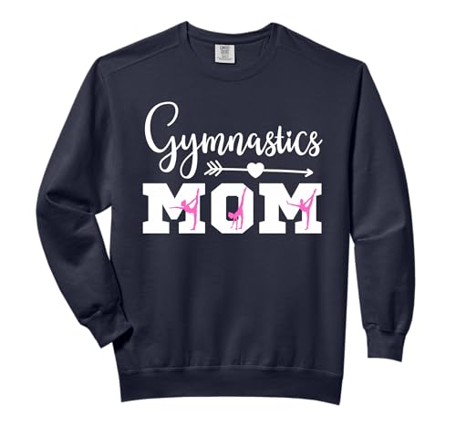 Gymnastics Mom Cute Gymnast Parent Proud Gymnast Mother Comfort Colors Adult Sweatshirt